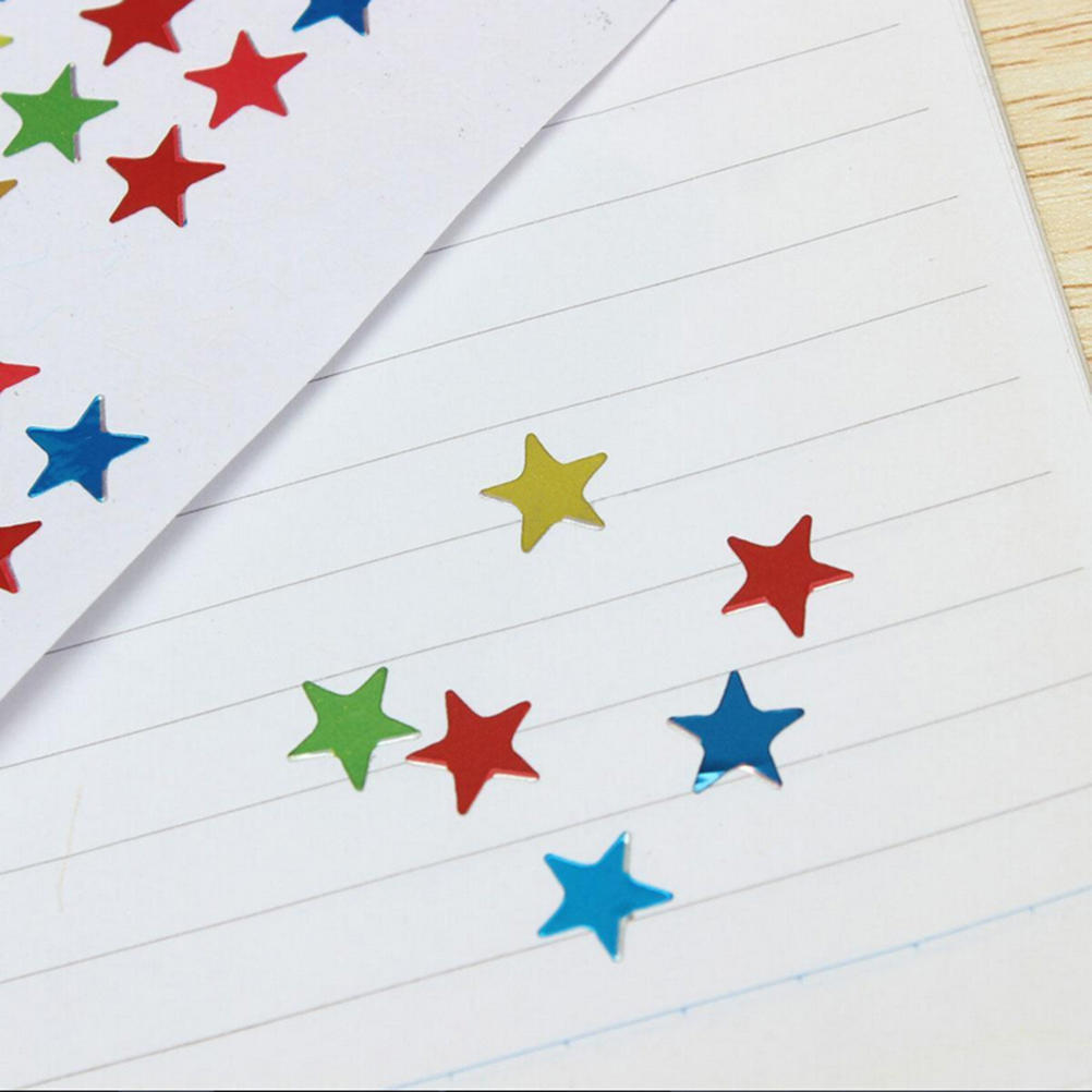 880Pcs Star Shape Stickers Labels For School Children Teacher Reward Diy Craft