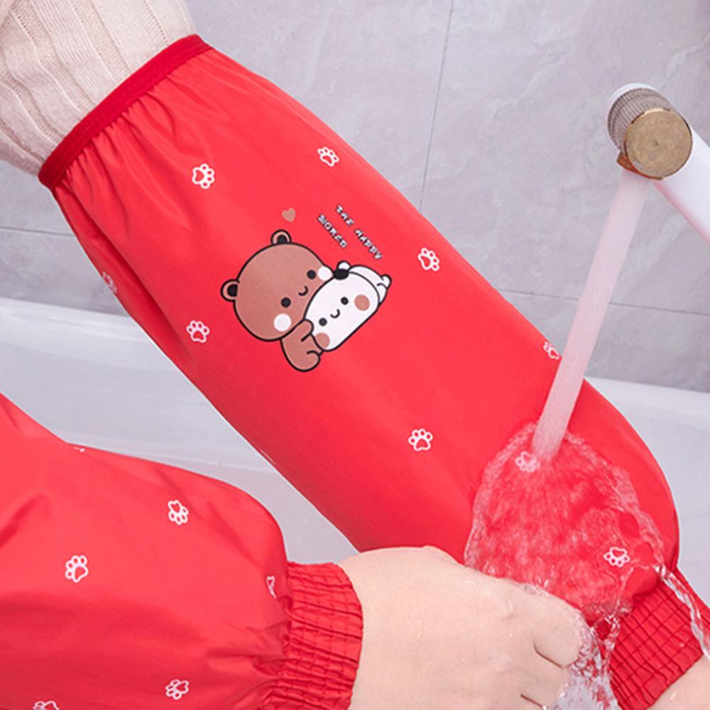 Защитная манжета с рисунком из мультфильма, грязезащитный противообрастающий чехол для рукава, практичные нарукавники