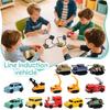 Truck Toy Car - Best Pen Sensor Toy, Line Drawing Sensor Car Automatic Sensing Road Car Line Drawing Engineering Car Follow Pen Car Children's Toy 5ml