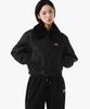 Peace Maker [2Type] Suede Mustang Padded Blouson (Black)