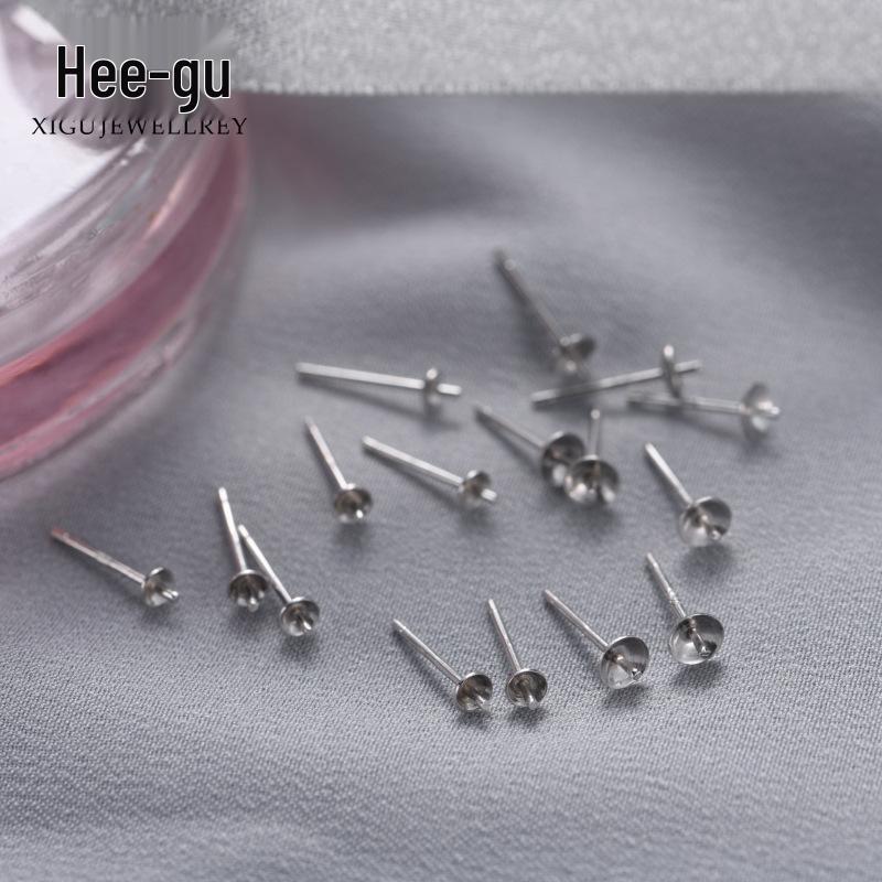 Серьги-гвоздики Xigu из серебра S925 для изготовления украшений своими руками