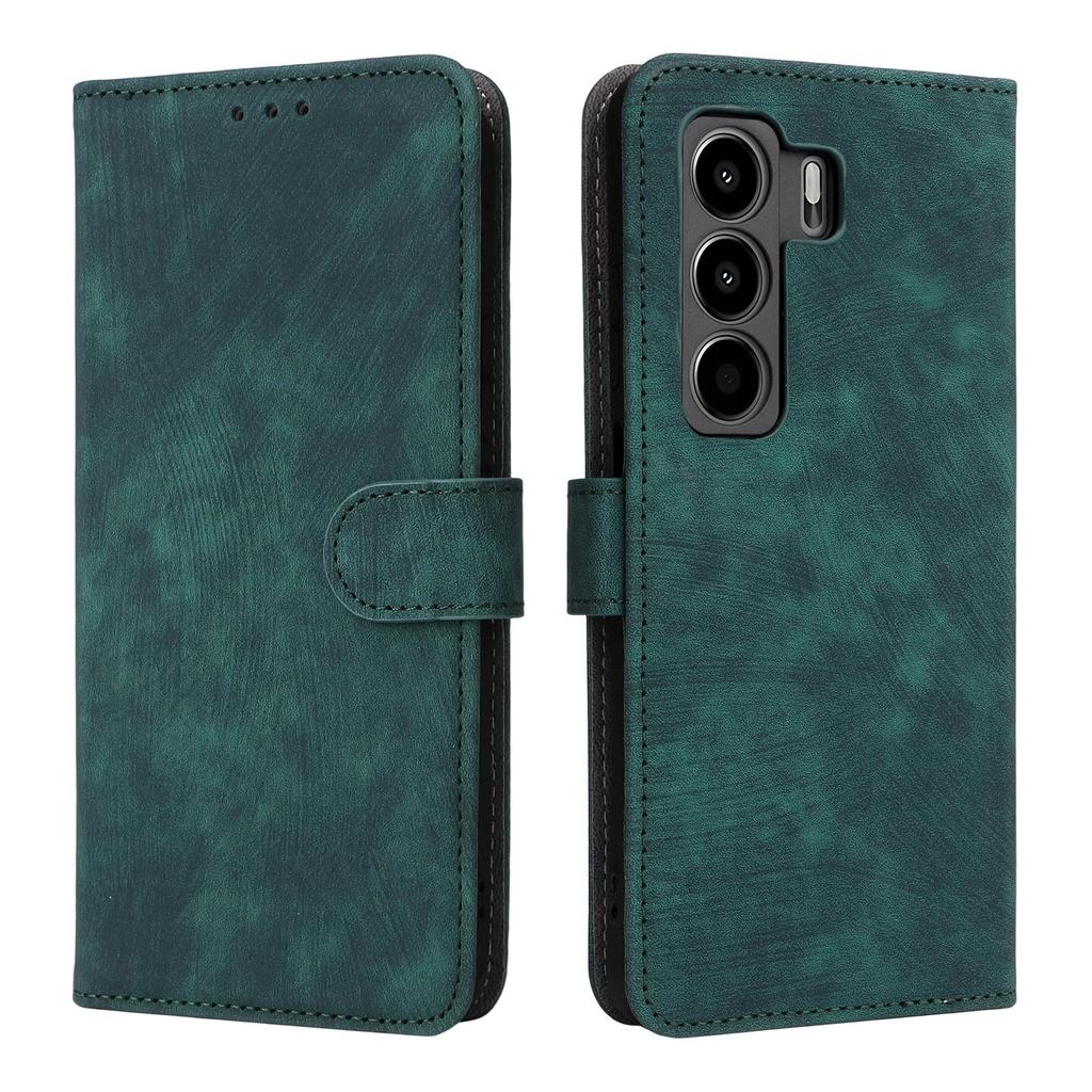 Чехол-книжка для Itel Power 70 из искусственной кожи с полной защитой корпуса [с блокировкой RFID]