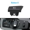 LHD RHD Headlight Lamp Rotary Button Foglight Switch Cover Panel Trim For BMW 5 5GT 6 7 X3 X4 Series F10 F11 F07 F06 F01 F25 F26