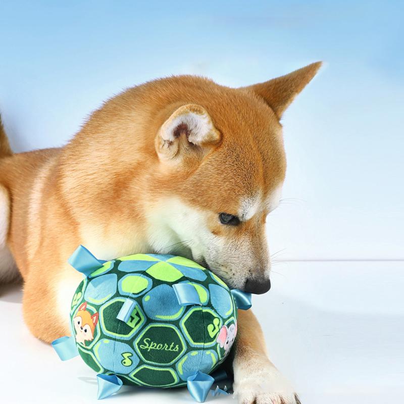 Pet Interactive Toys Cartoon Ball Dog Toy Pet Chewing Toys Training Decompress Bite Resistant Plush Dog Toys Pet Supplies