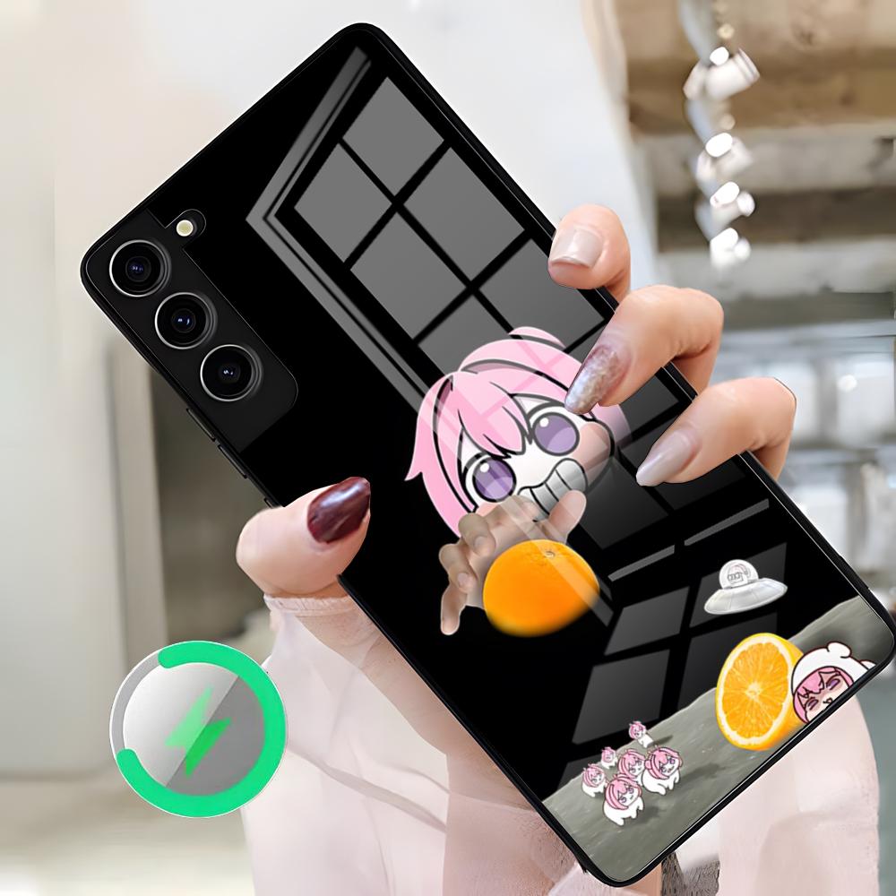 Чехол для телефона Game N-Nikke D-Doro для Samsung S26 Ultra S25 Edge S23 S22 S21 S20 Ultra Plus S24 Fe A25 Магнитная стеклянная крышка