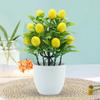 Artificial Fruit Plants Tree Potted Floral Decor Fake Flower Plant Mini
