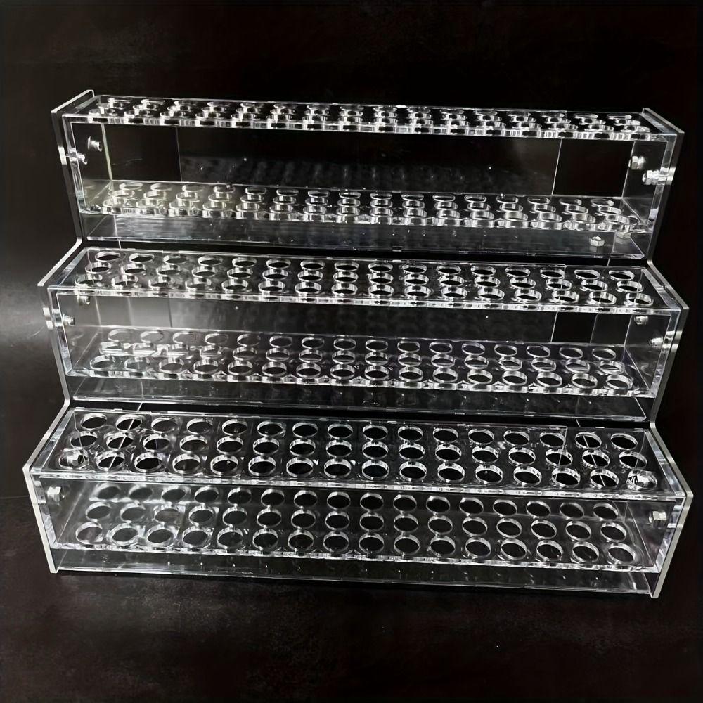 Transparent Stationery Display Shelf Acrylic Makeup Brush Holder Pencil Organizer  Office/School