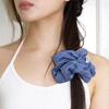  mood linen scrunchie - винтажный синий