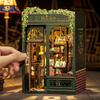 CuteBee DIY Набор для книжной полки Набор кукольного домика Набор миниатюрного дома Книжная полка Подходит для и Дня рождения со светодиодной подсветкой - - - - Новички, Подростки, Взрослые,