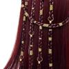 80pcs Metal Cuff Clips Hollow Out Hair Ring Dread Locks Hair Braid Tubes Dreadlocks Beads  Decor