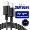 5A 45 Вт PD USB-C Кабель Super Fast Charging Type-C для Samsung S21 FE S22 Plus S23 S24 Ultra Note 20 A14 A15 A33 A34 A53 A54 A55