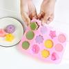 Creative Shape Handmade Molds 12 Flower Grass Mold Silicone Multi-style Baking Mold Cake Candy Chocolate Ice Pastry Food Mold