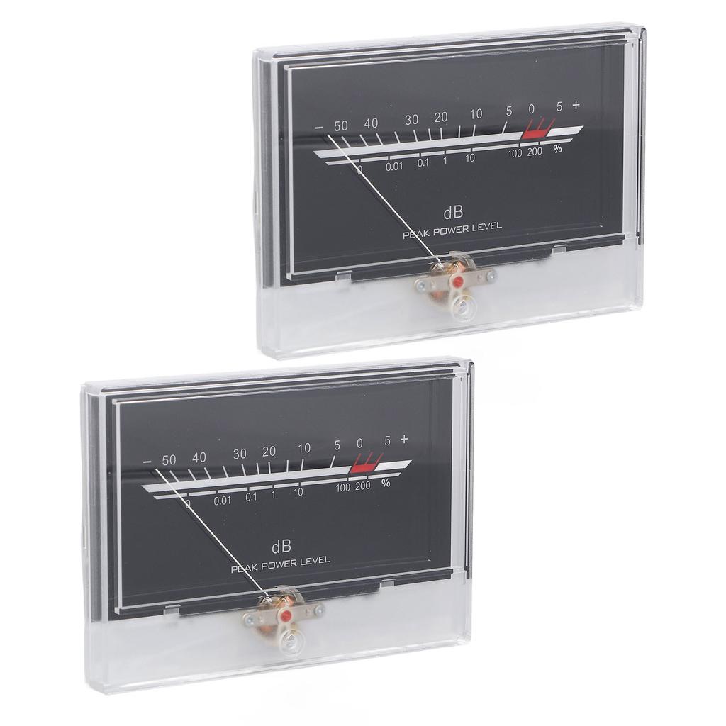 VU Meter High Accuracy Adjustable Backlight Power Amplifier Level Meter with Driver Board for DIY