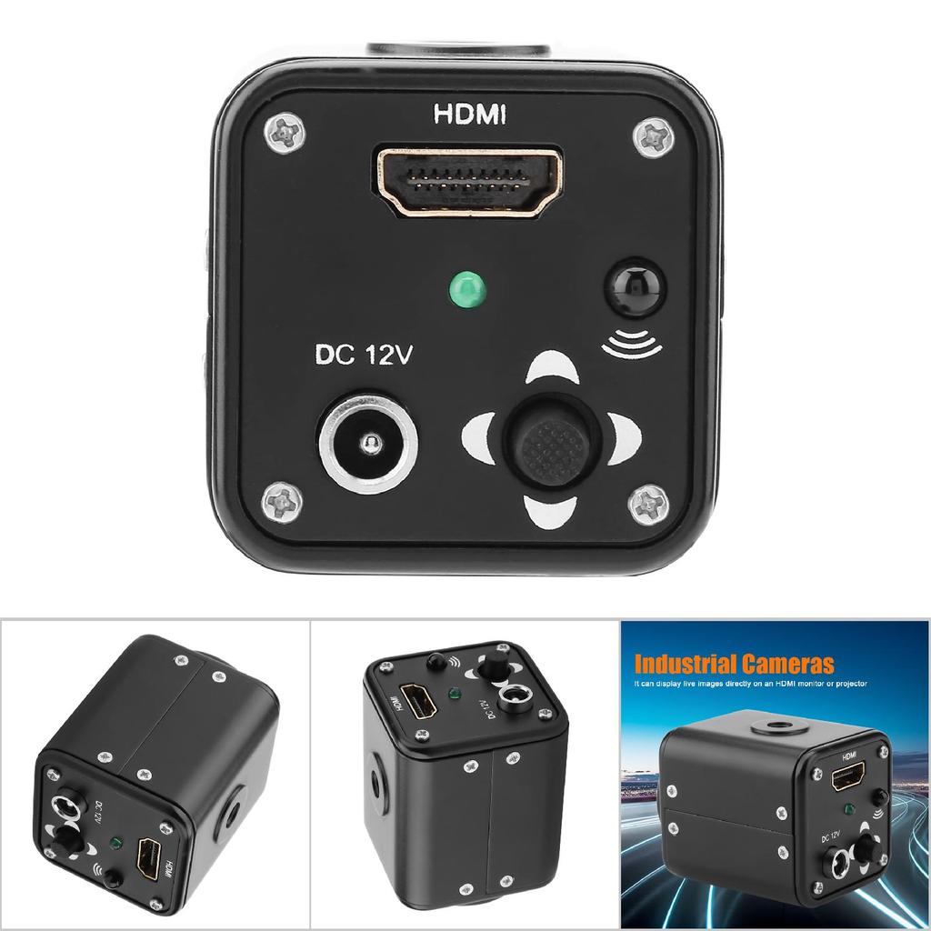 1 3in 60F S 1080P Black HDMI Output Industry Microscope Camera DC5‑12V