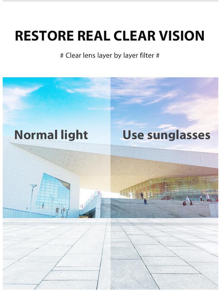 Oversized Polarized Square Sunglasses with Diamond Cut Edge for UV Protection - European & American Style