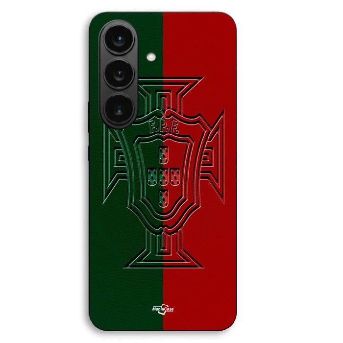 Coque Pour Samsung Galaxy S26 Portugal logo vert et rouge Maniacase