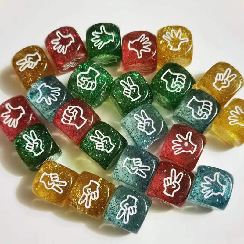 10 шт., каменные ножницы, бумага, кости, игра для питья, вечерние игры Spiele Juegos De Mesas Para Toda La Familia, забавные игрушки для детей и взрослых