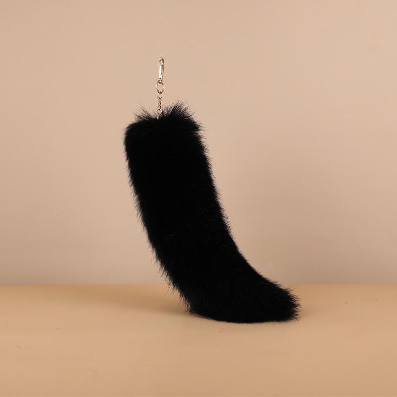 Женские и женские сумки из полиэстера, украшения, подвески, пушистые брелоки, держатели, ручная работа, имитация лисьего хвоста, модные подарочные аксессуары