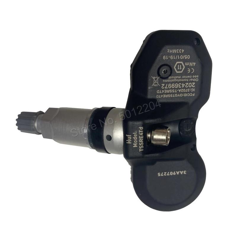 Датчик давления в шинах, 4 шт., 3AA907275 для VW Tiguan VW CC Passat CC, датчик TPMS 433 МГц 3AA907275B 3AA907275D