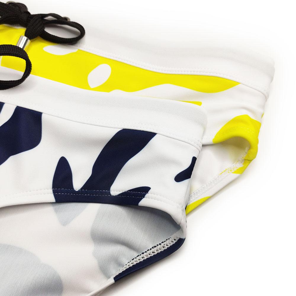 Мужские модные плавки с цветочным принтом, низкая талия, большие размеры, летняя пляжная одежда FREESTYLE UP-LIFT