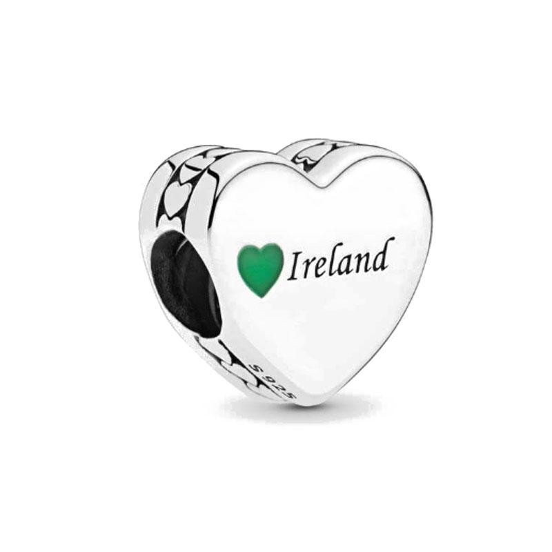 Новые медные шармы Сердце Люблю тебя навсегда Мама Тетя Бусины Подходят для оригинального браслета DIY Подарок Женщинам