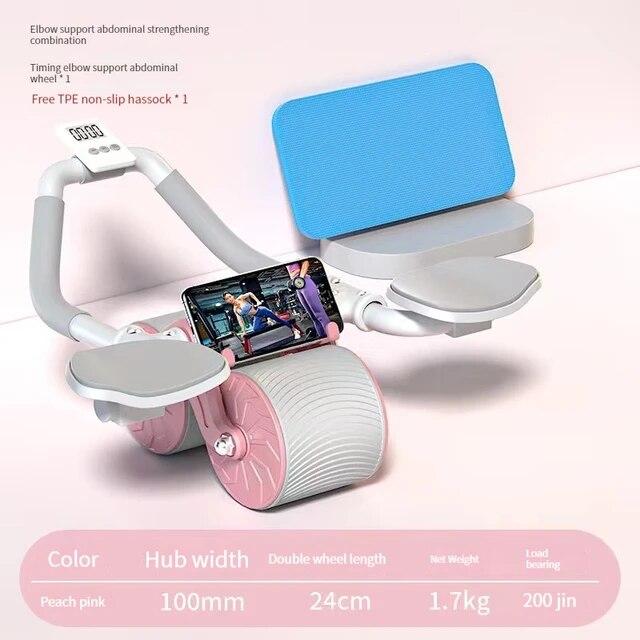 Тренажер-планка Push Up, здоровое колесо для брюшного пресса, автоматический отскок, тренировка мышц живота, бытовая модель