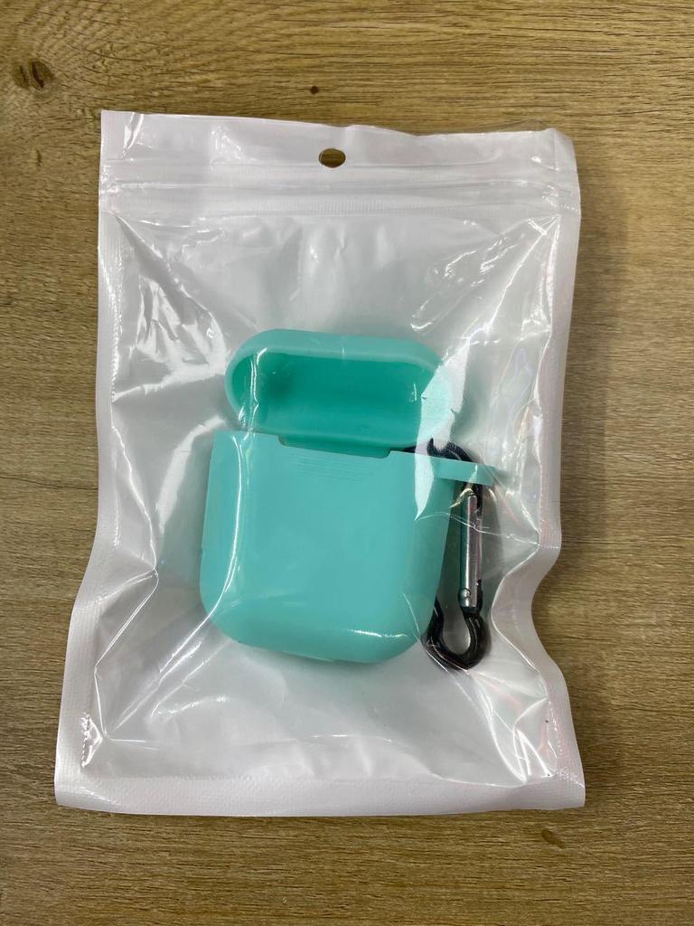 Радужный силиконовый защитный чехол для AirPods 3 с крючком