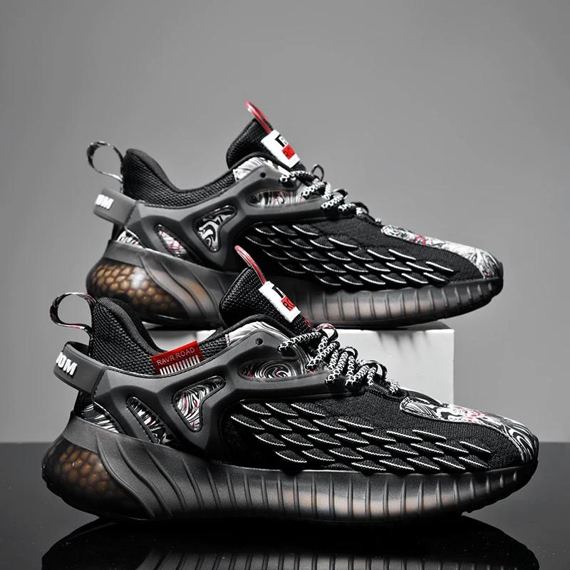 Мода 2024 Кроссовки Мужские повседневные мужские туфли теннисные Роскошные кроссовки для бега Дышащая обувь модные мокасины кроссовки
