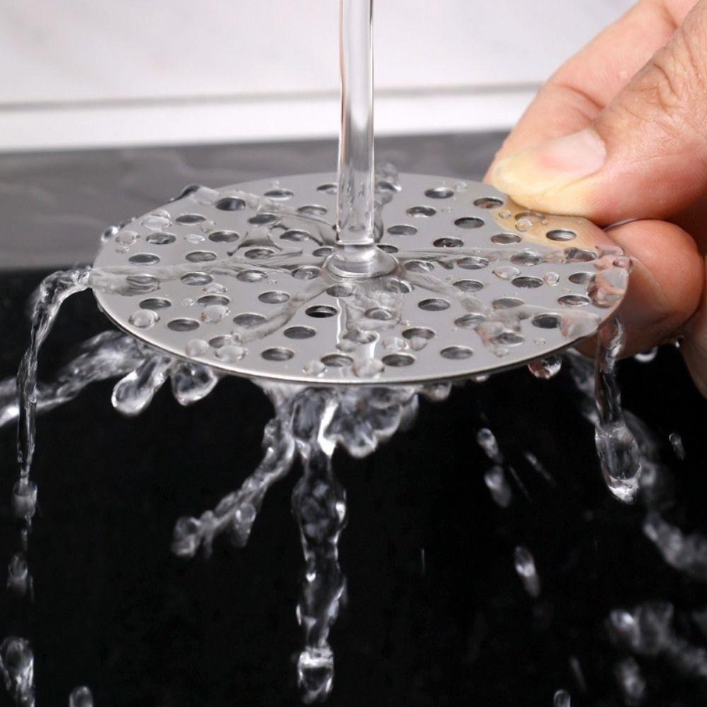 Round Square Shape Floor Drain Net Cover Stainless Steel Hair Filter Useful Drain Cover