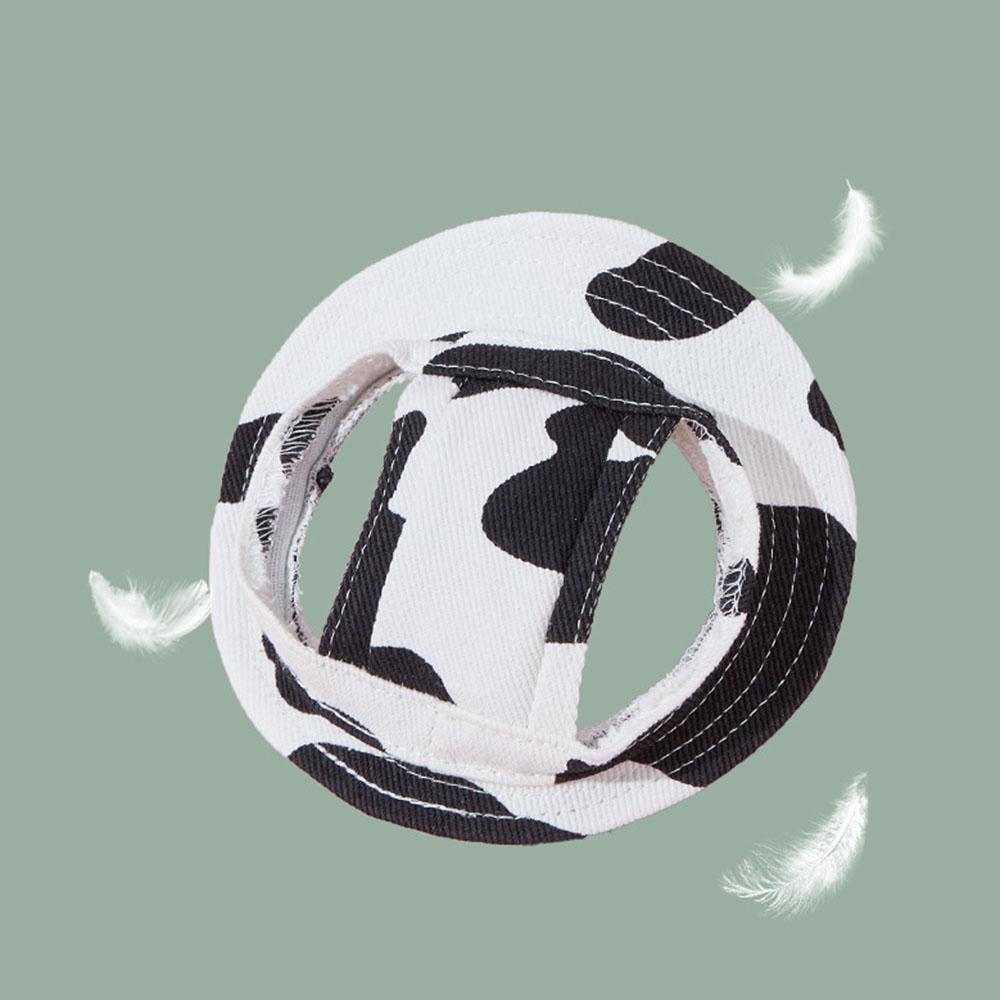 Повседневная шапка для собак, круглая шапка для собак с отверстиями для ушей для щенков, для ухода за домашними животными, нарядная шапка, летняя парусиновая кепка для собак, козырек для мопса