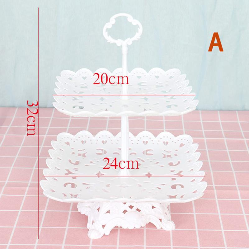 European Style Cake Stand Snack Rack Fruit Cupcake Tray Birthday Decorations