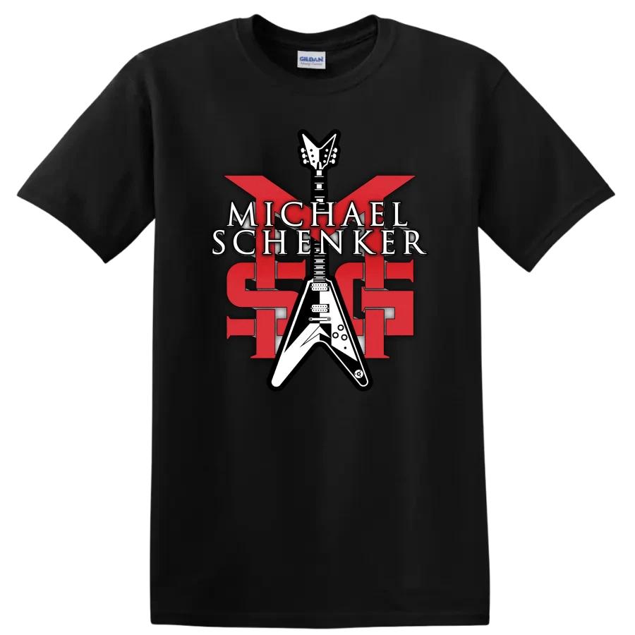 Electric Guitar Graphic T Shirt Rock Music Band Tee Schenker Fans Gift