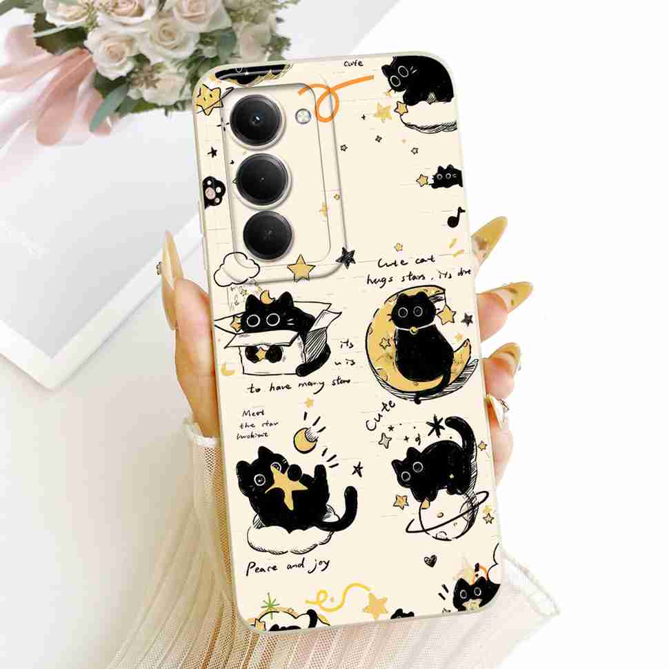 For Xiaomi Redmi 15 4G Case Lovely Cat Rabbit Cover Soft Silicone Phone Case For Xiaomi Redmi 15 Redmi15 4G Bags 6.9''