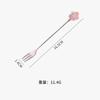 1PCS Kitchen Coffee Tableware Cherry Blossom Spoon Fork Stainless Steel Coffee Spoon Kitchen Star Long Handle Stirring Spoons