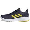 Duramo 9 Comfortable Cushioning Low-Top Casual Running Shoes Men Sneakers Navy-Blue Yellow EG3007