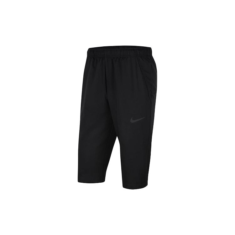 Nike Мужские тканые брюки средней длины Team, черные CU4956-010