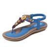 Ethnic Style Sandals Women Thailand Travel Beach Bohemian Retro Beaded Flip Flops Sandals