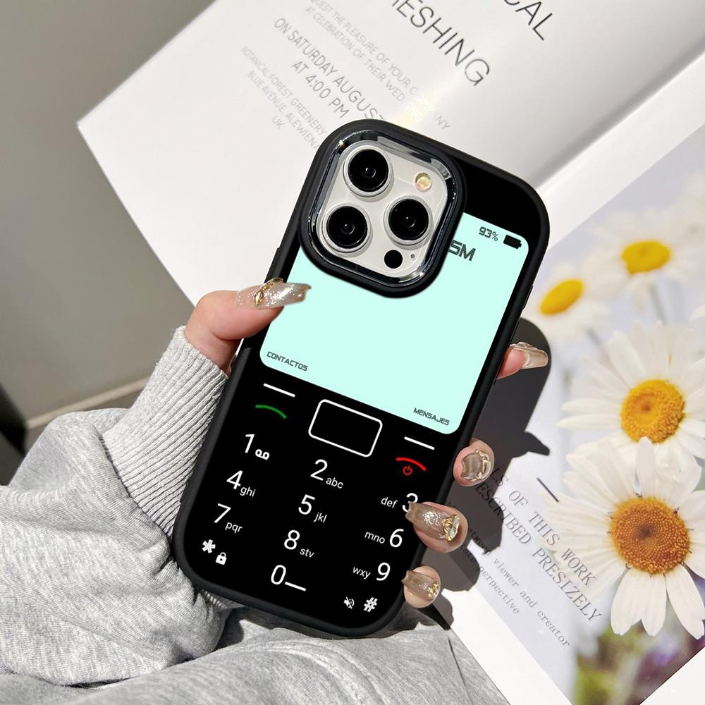 Ae95 ретро телефон дизайн художественные чехлы для телефонов Samsung A13 A32 A53 A04 A54 S24 FE S23 Ultra Infinix Hot 40i Huawei P30 металлический защитный чехол для камеры задняя крышка