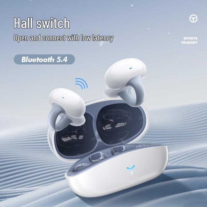 Беспроводные Bluetooth-наушники Newman HM-20 с открытыми ушными раковинами, на клипсе