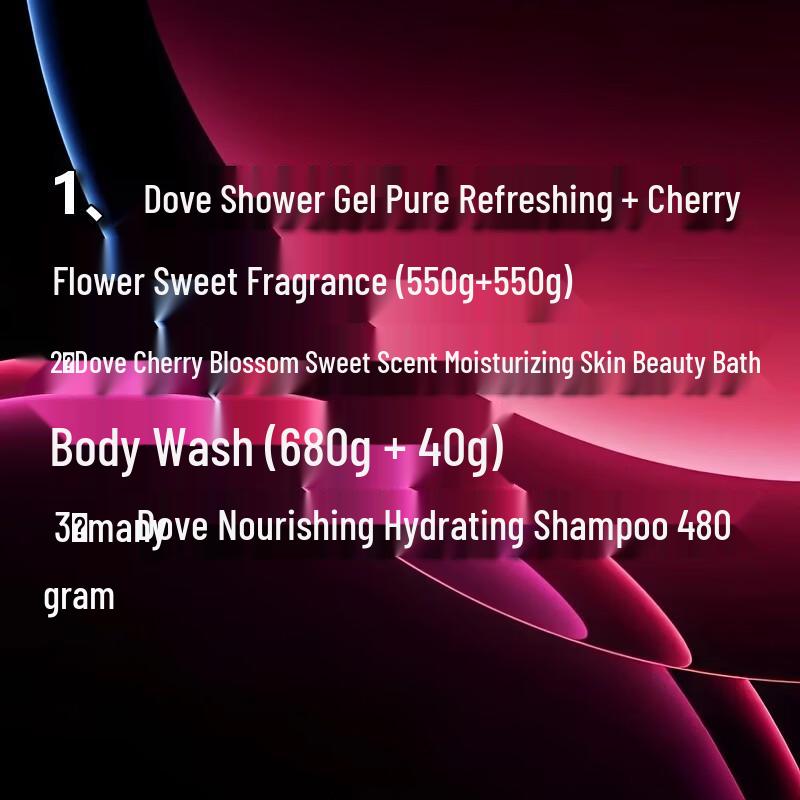 Dove Festive Shower & Shampoo Gift Set