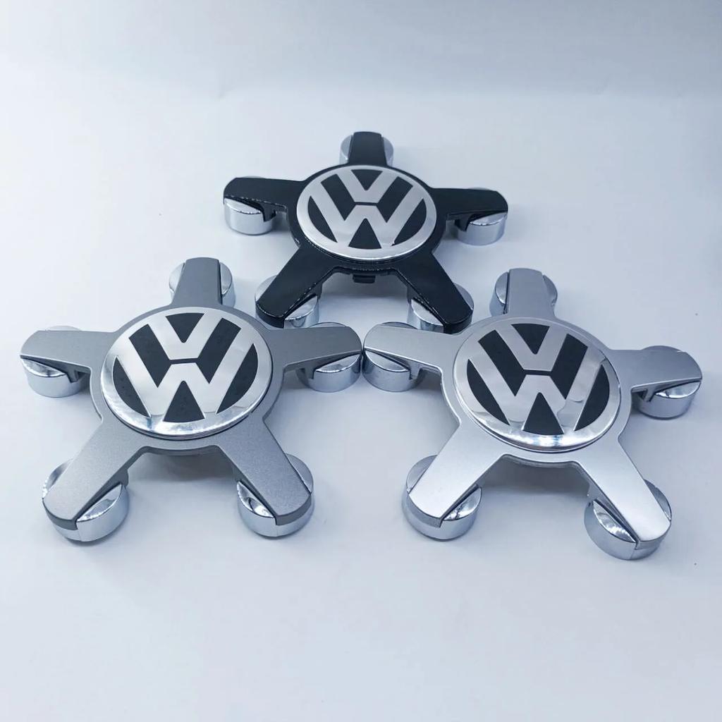 DKRSE1 For VW Volkswagen Jetta MK5 Golf 4pcs 135mm Volkswagen Golf Polo Car Wheel Center Caps 5Pins Rim Hub Cover Hubcap Logo Badge Emb