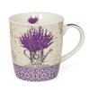 [R6527] - Porcelain Mug 'Lavender' Purple Beige - 95x85 Mm (32 Cl)