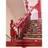 Wedding Stair Handrail Decoration Set: Balloons & Flowers for Bridal Room & Escalator
