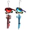Portable Metal Glass Decor Wind Chimes Cute Bird Wind Chimes Hanging Bells