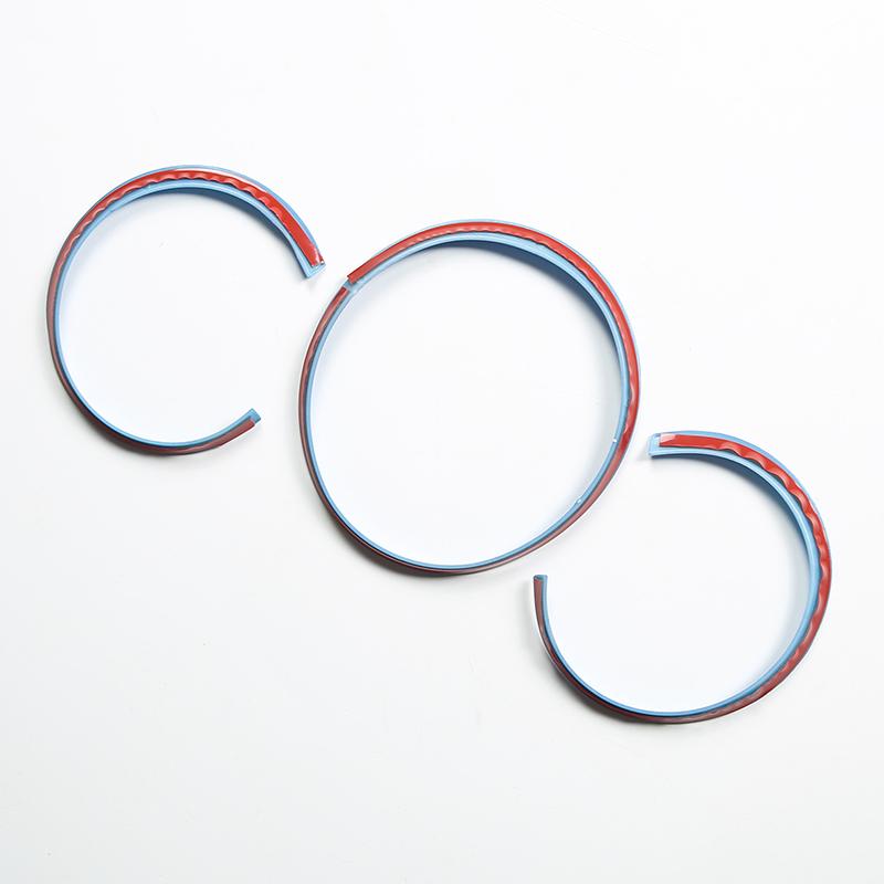 ABS передняя панель автомобиля украшение рамка кольцо для циферблата край стильная отделка подходит для Porsche Macan 2014-2022 авто интерьер