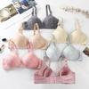 No Steel Ring Gathered Underwear Small Breasts Breathable Anti-sagging Middle-aged Large Size Adjustable Bra
