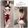 Ahao Sexy Christmas Bunny Girl Cosplay Lingerie with Open Crotch