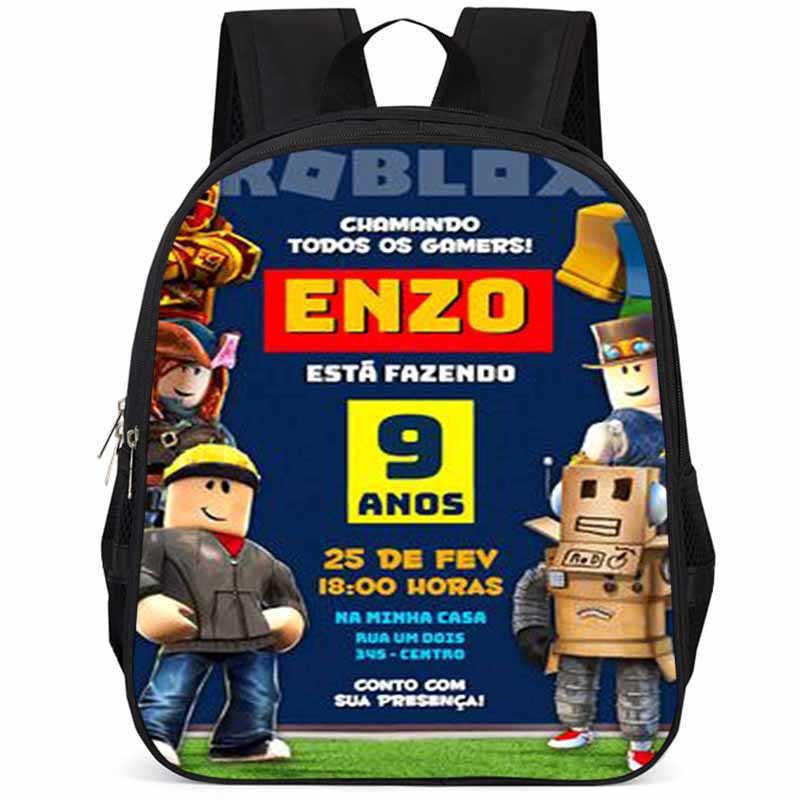 Школьный рюкзак Roblox большого объема, легкий, из Оксфордской ткани, для детей, мальчиков, девочек