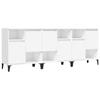 VidaXL Buffets 3 Pcs White 60x35x70 Cm Engineered Wood 3185743