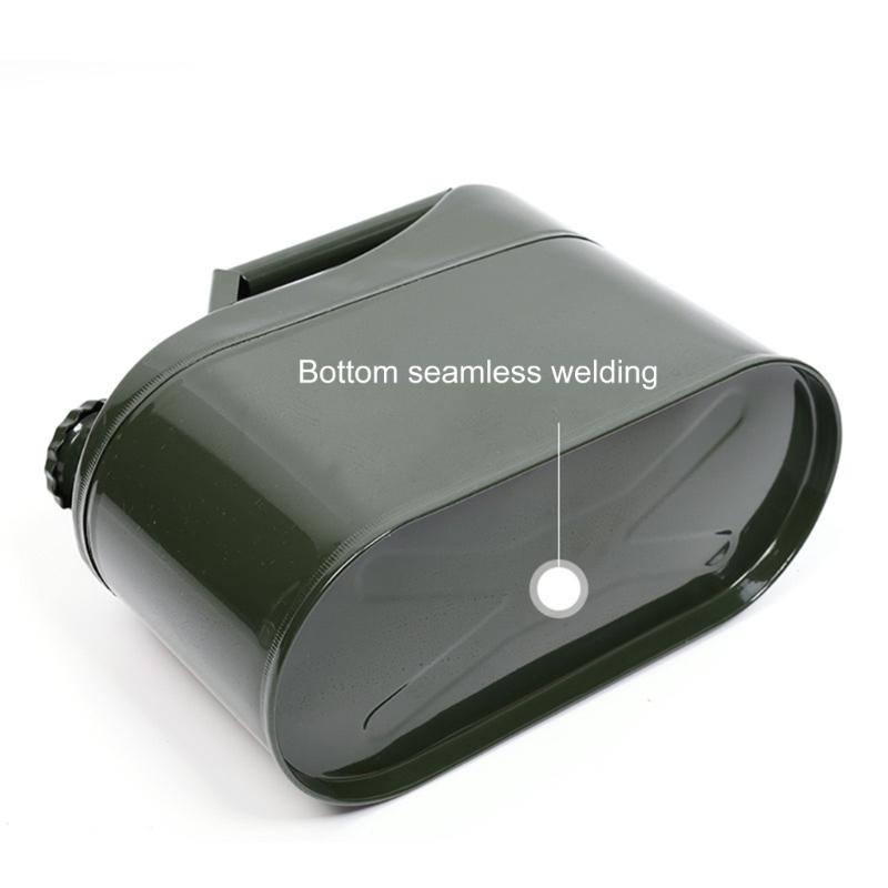 1.3 Gallon Petrol Oil Storage Can Can Fuel Container Gas Can for Car Truck Automotive Oil Bucket Container Green